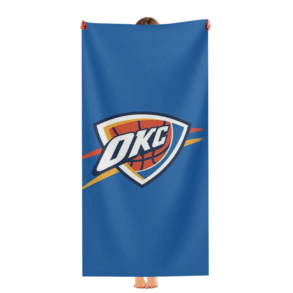 Oklahoma City Thunder Logo Nba Ultra-Soft Luxury Bathroom Towels
