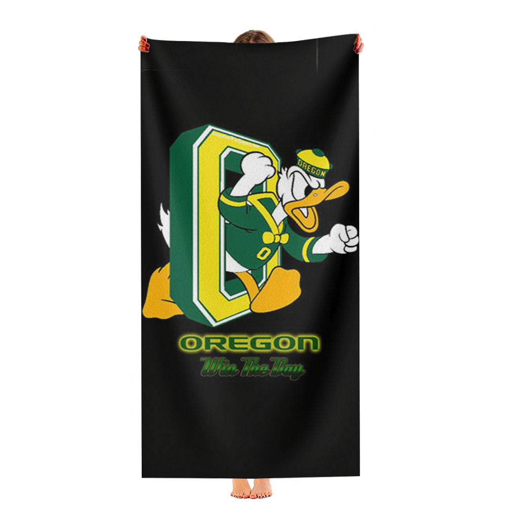 Oregon Ducks Win The Day Ultra-Soft Luxury Bathroom Towels