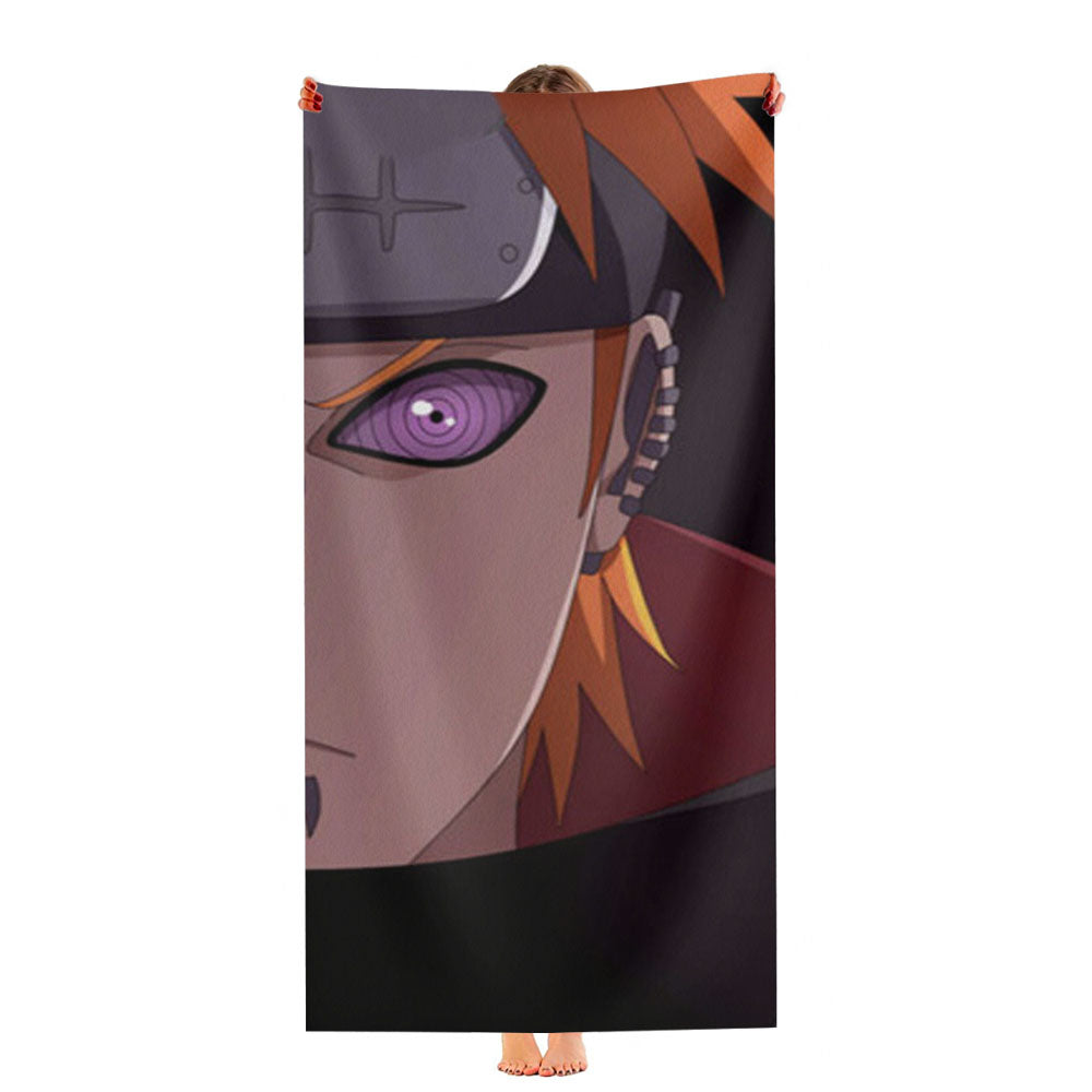 Pain Naruto Picture Ultra-Soft Luxury Bathroom Towels