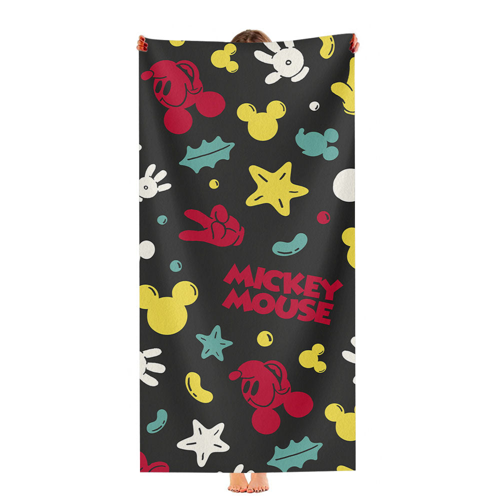 Pattern Mickey Mouse Ultra-Soft Luxury Bathroom Towels