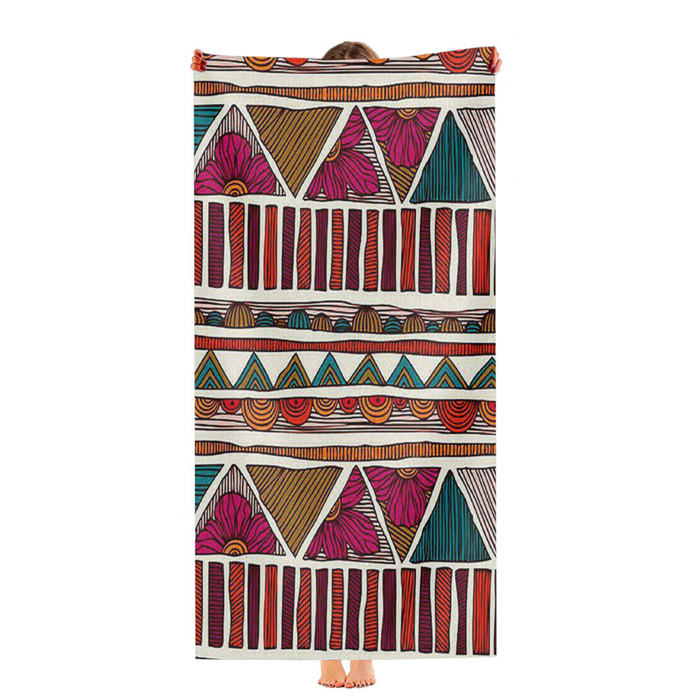 Pattern Rose Ultra-Soft Luxury Bathroom Towels