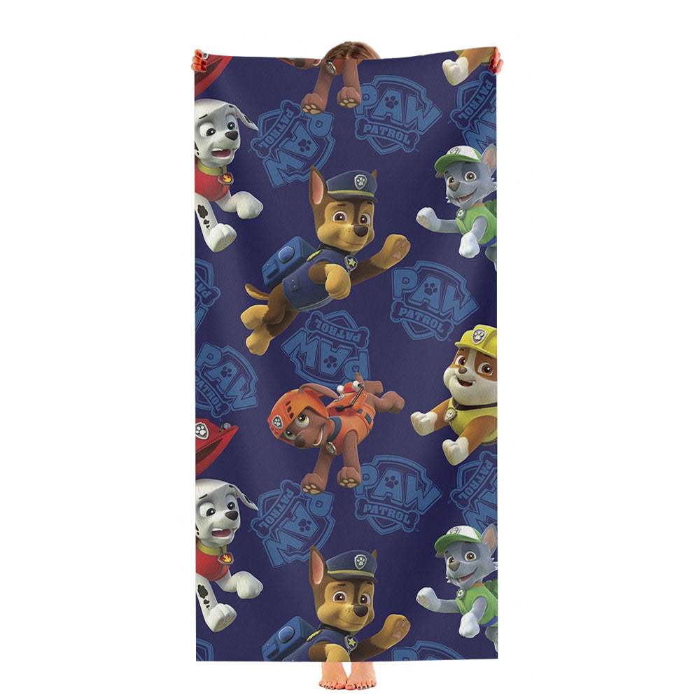 Paw Patrol Dogs Pattern Characters Ultra-Soft Luxury Bathroom Towels