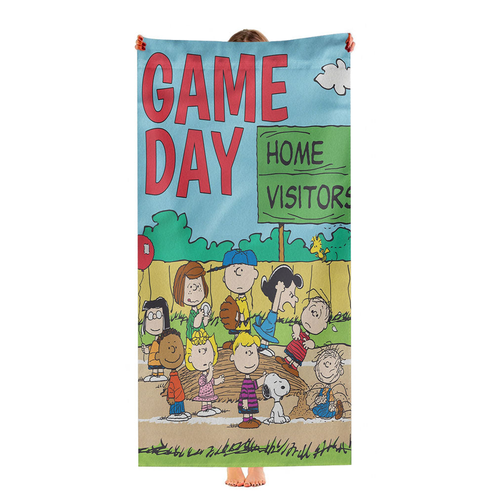 Peanuts Game Day Ultra-Soft Luxury Bathroom Towels