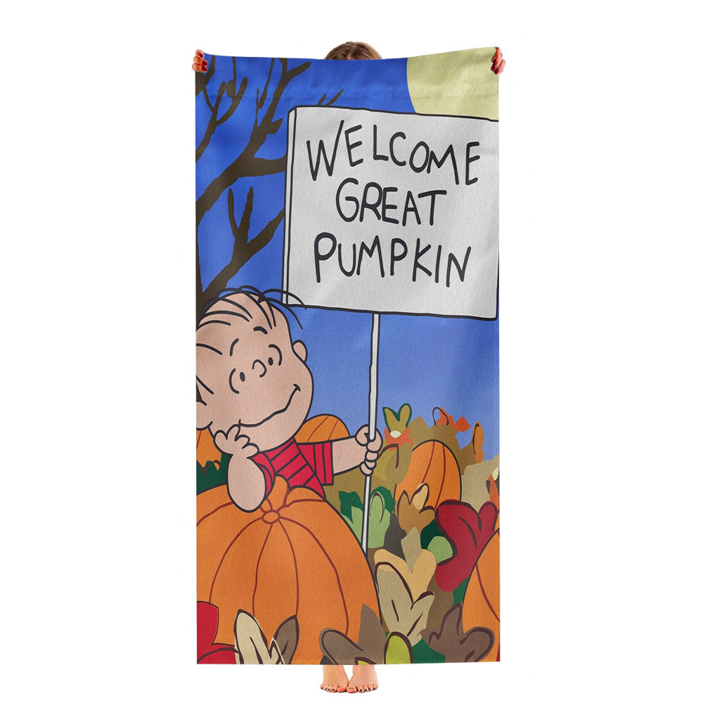 Peanuts Great Pumpkin Ultra-Soft Luxury Bathroom Towels