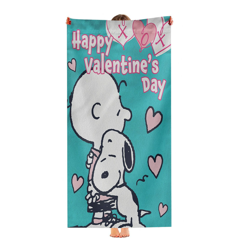 Peanuts Snoopy Charlie Brown Ultra-Soft Luxury Bathroom Towels