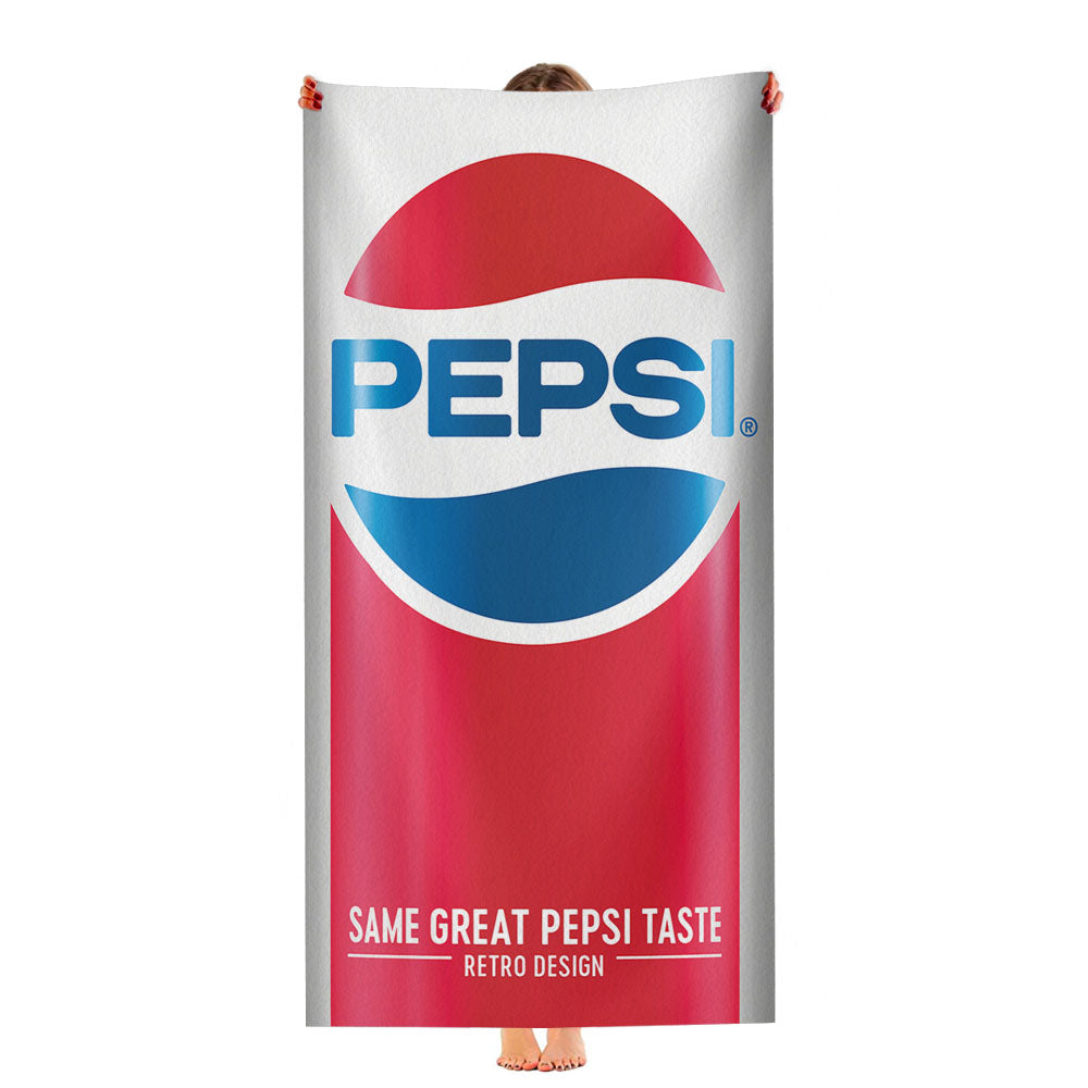 Pepsi Can Retro Classic Design Ultra-Soft Luxury Bathroom Towels