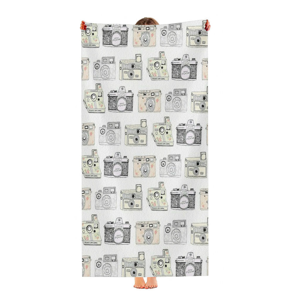 Photograp Pattern Ultra-Soft Luxury Bathroom Towels