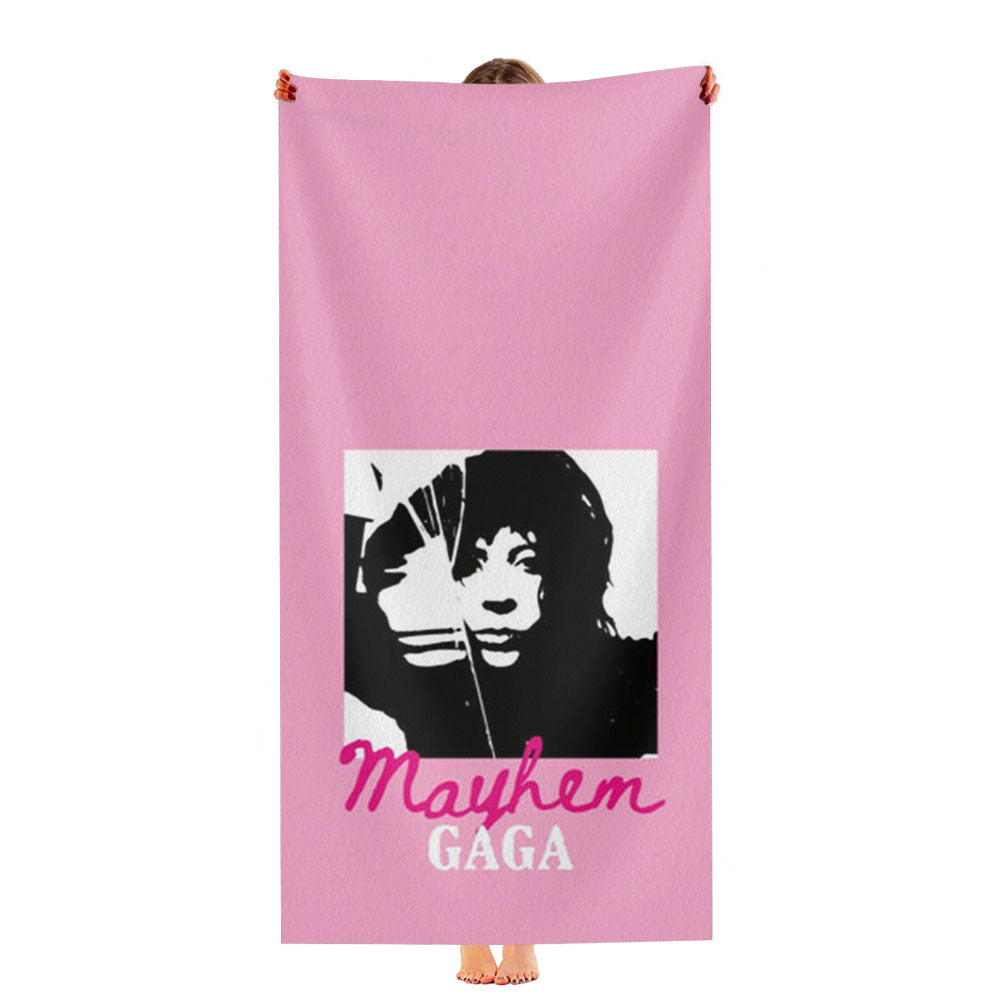Pink Mayhem Gaga Ultra-Soft Luxury Bathroom Towels