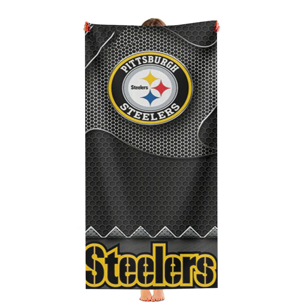 Pittsburgh Steelers Football 3 Ultra-Soft Luxury Bathroom Towels