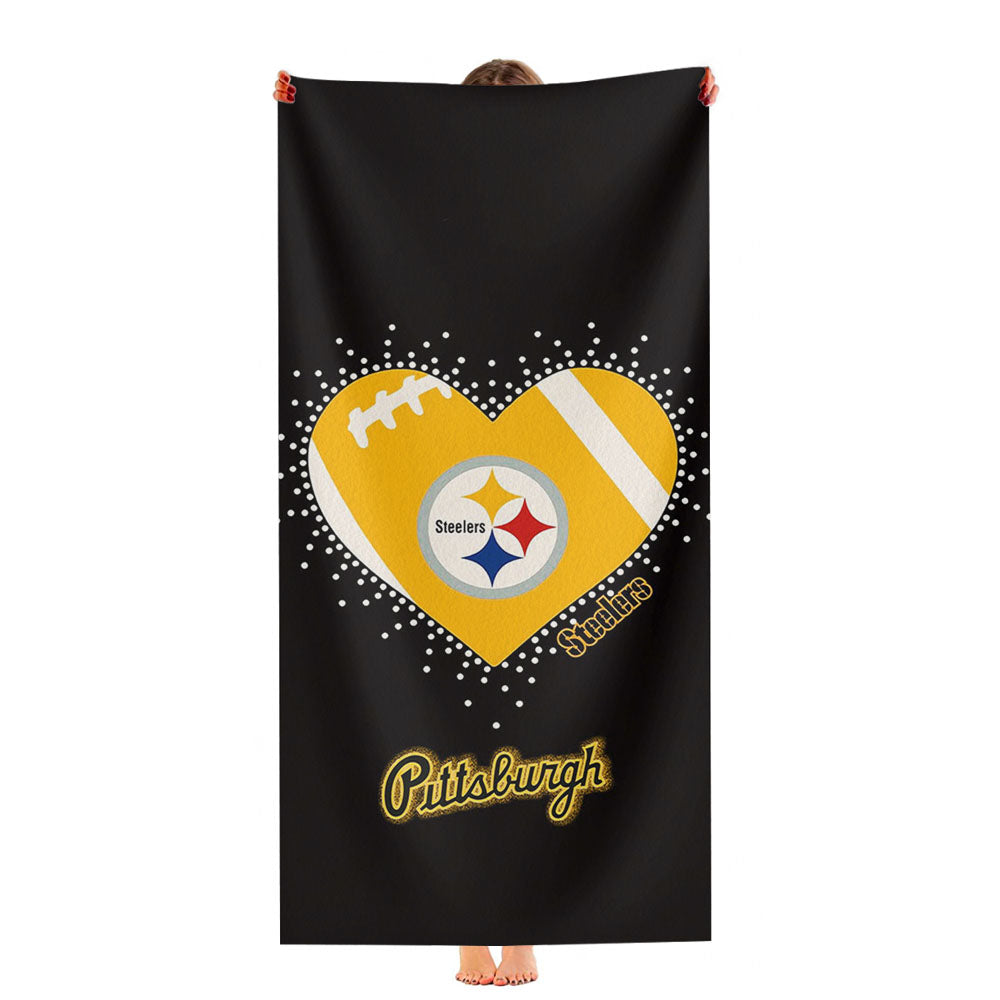 Pittsburgh Steelers Hearth Ultra-Soft Luxury Bathroom Towels