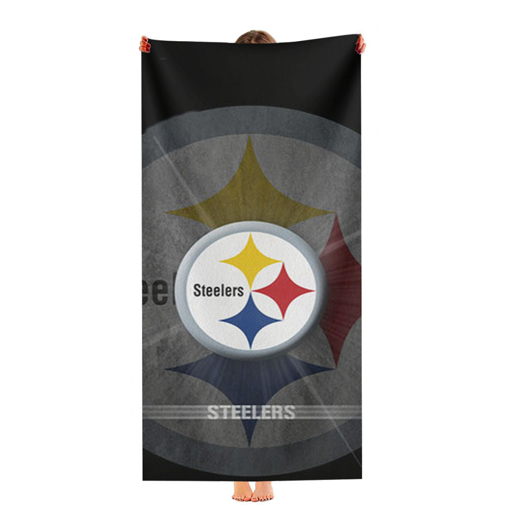 Pittsburgh Steelers Logo Ultra-Soft Luxury Bathroom Towels