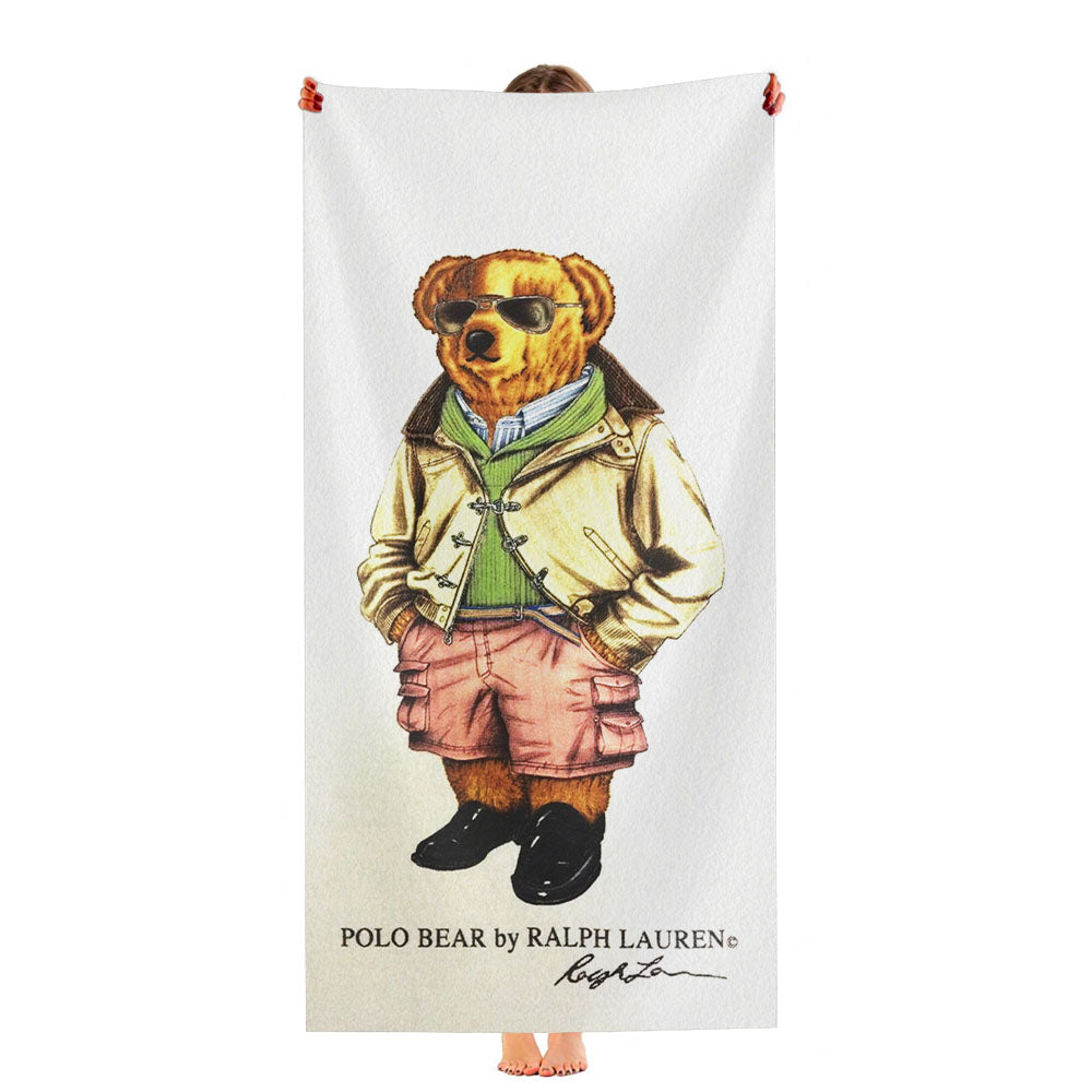 Polo Bear Ralph Lauren Rare Good Ultra-Soft Luxury Bathroom Towels