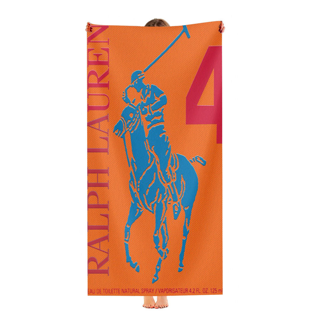 Polo Ralph Lauren Big Pony 4 Orange Parfume Ultra-Soft Luxury Bathroom Towels