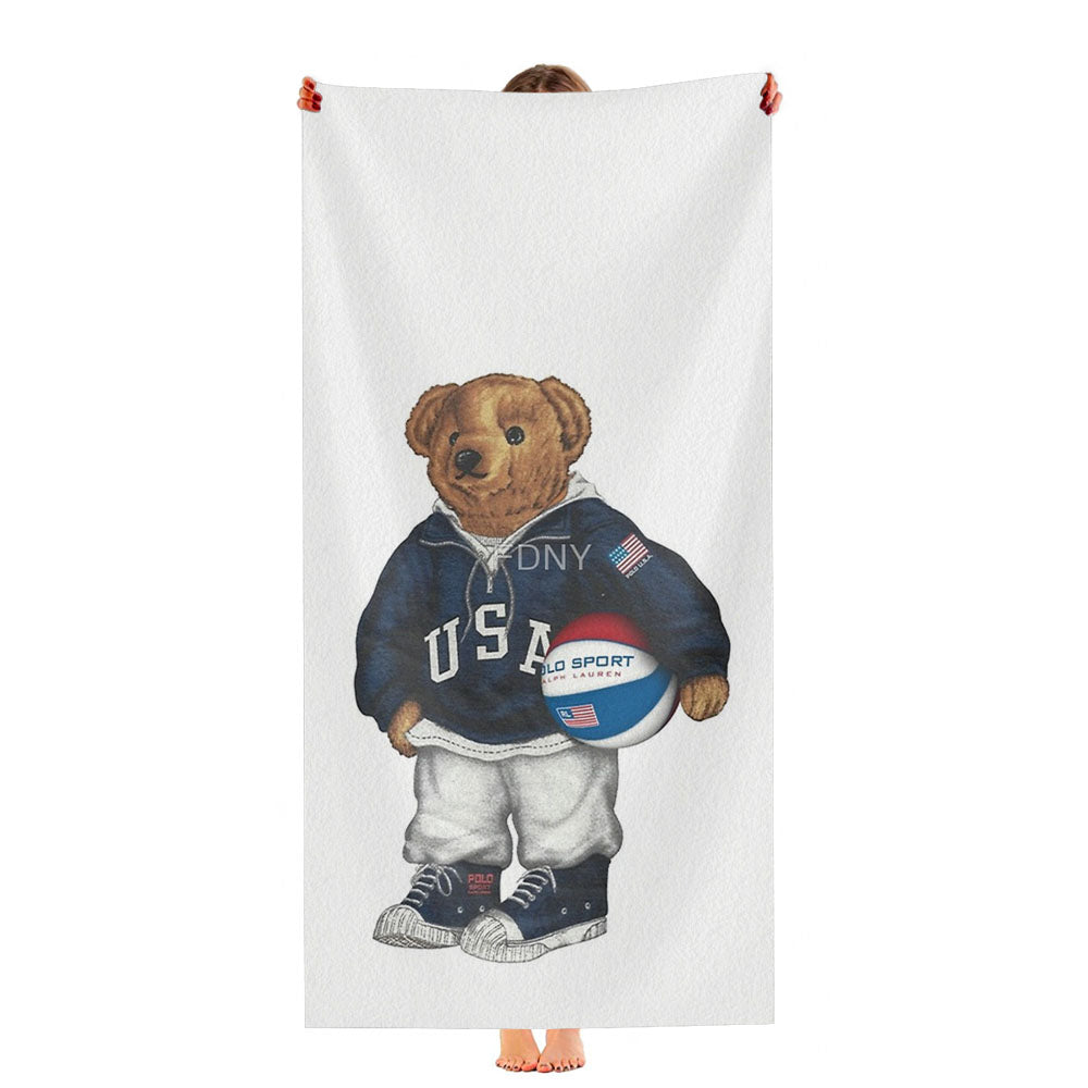 Polo Sweater Ralph Laurens Basketball Ultra-Soft Luxury Bathroom Towels