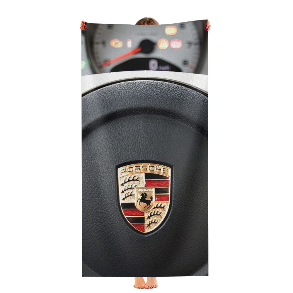 Porsche Drive Car Logo Ultra-Soft Luxury Bathroom Towels