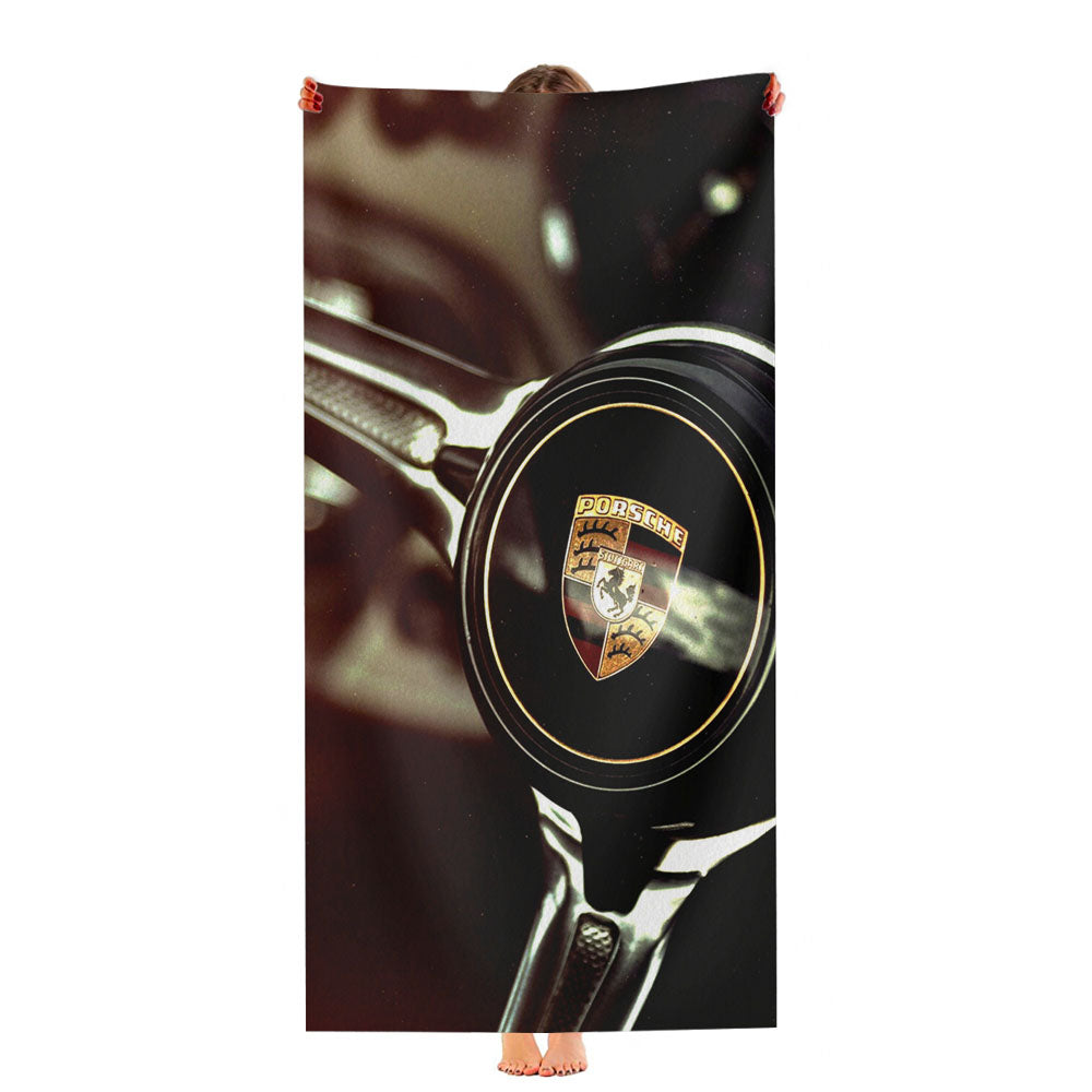 Porsche Steering Wheel Ultra-Soft Luxury Bathroom Towels