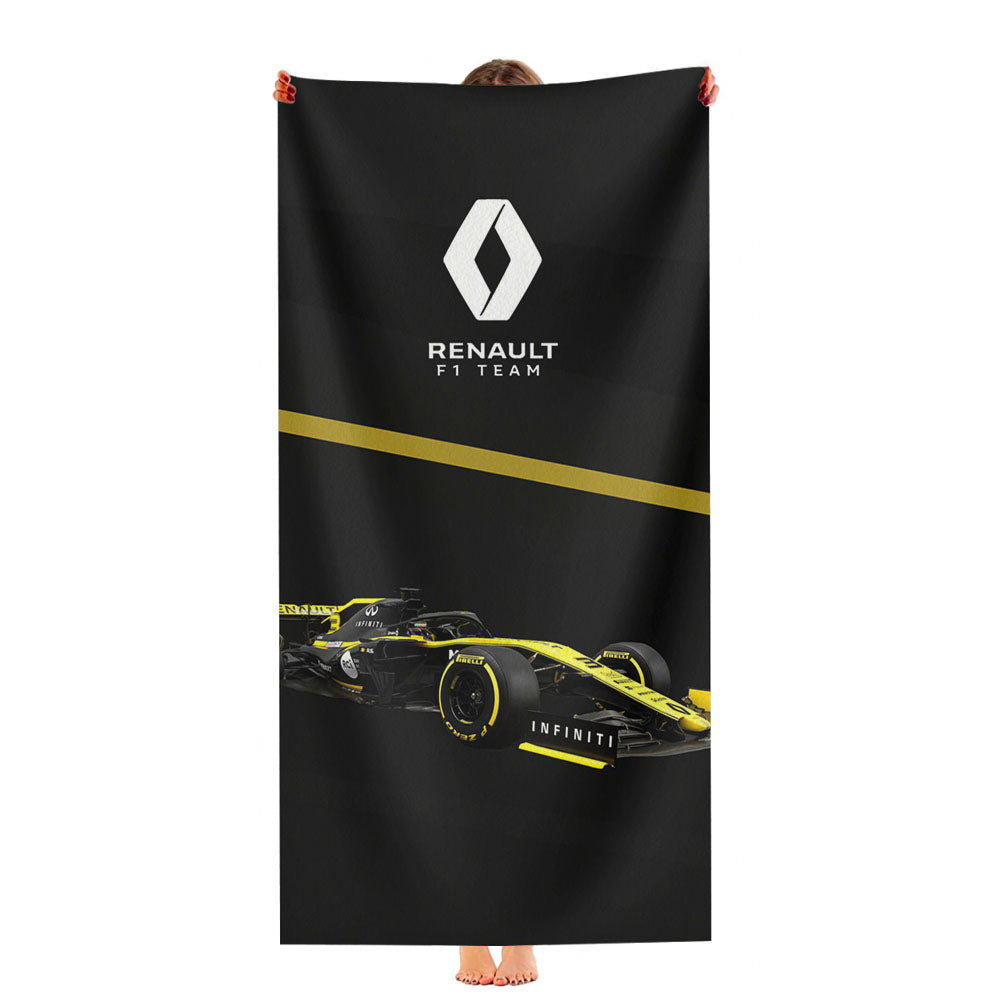 Renault Formula One Ultra-Soft Luxury Bathroom Towels