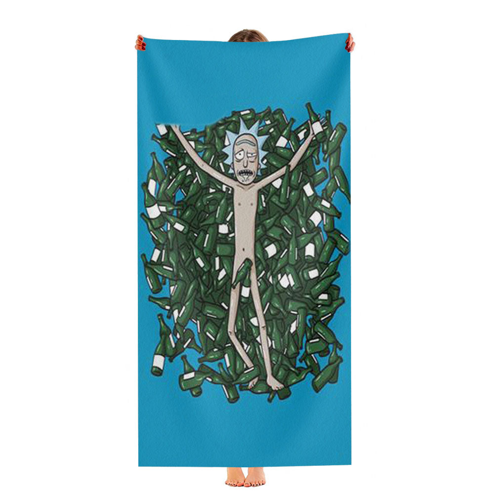 Rick Is My Spirit Animal Ultra-Soft Luxury Bathroom Towels