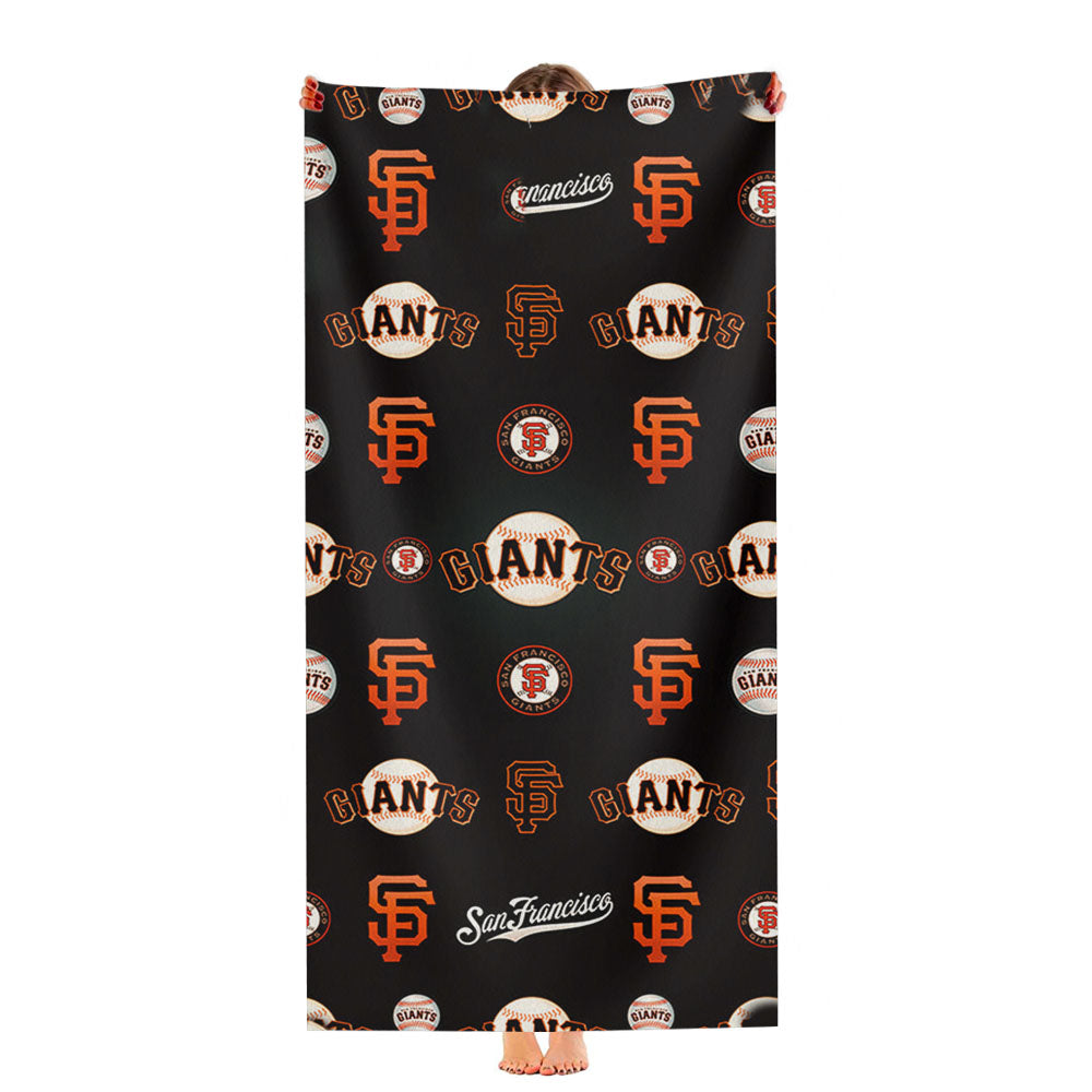 San Francisco Giants Mlb Symbols Ultra-Soft Luxury Bathroom Towels