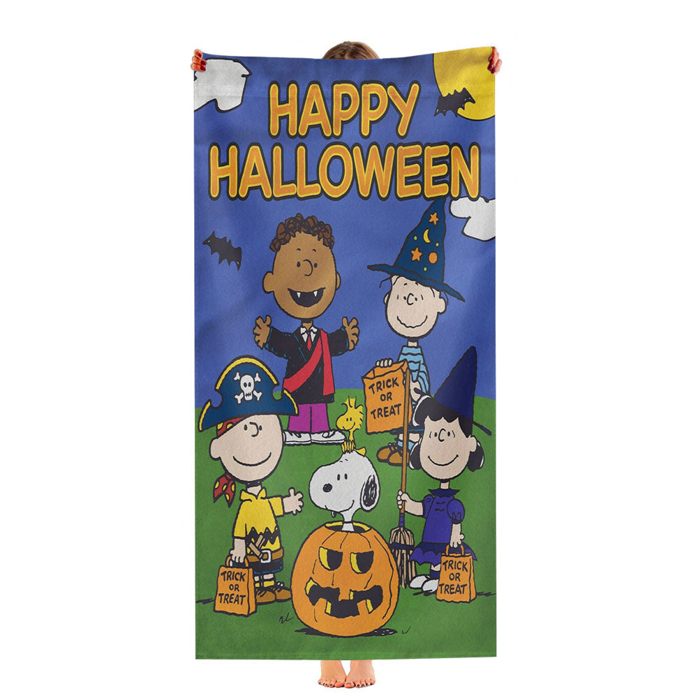 Snoopy Halloween Ultra-Soft Luxury Bathroom Towels