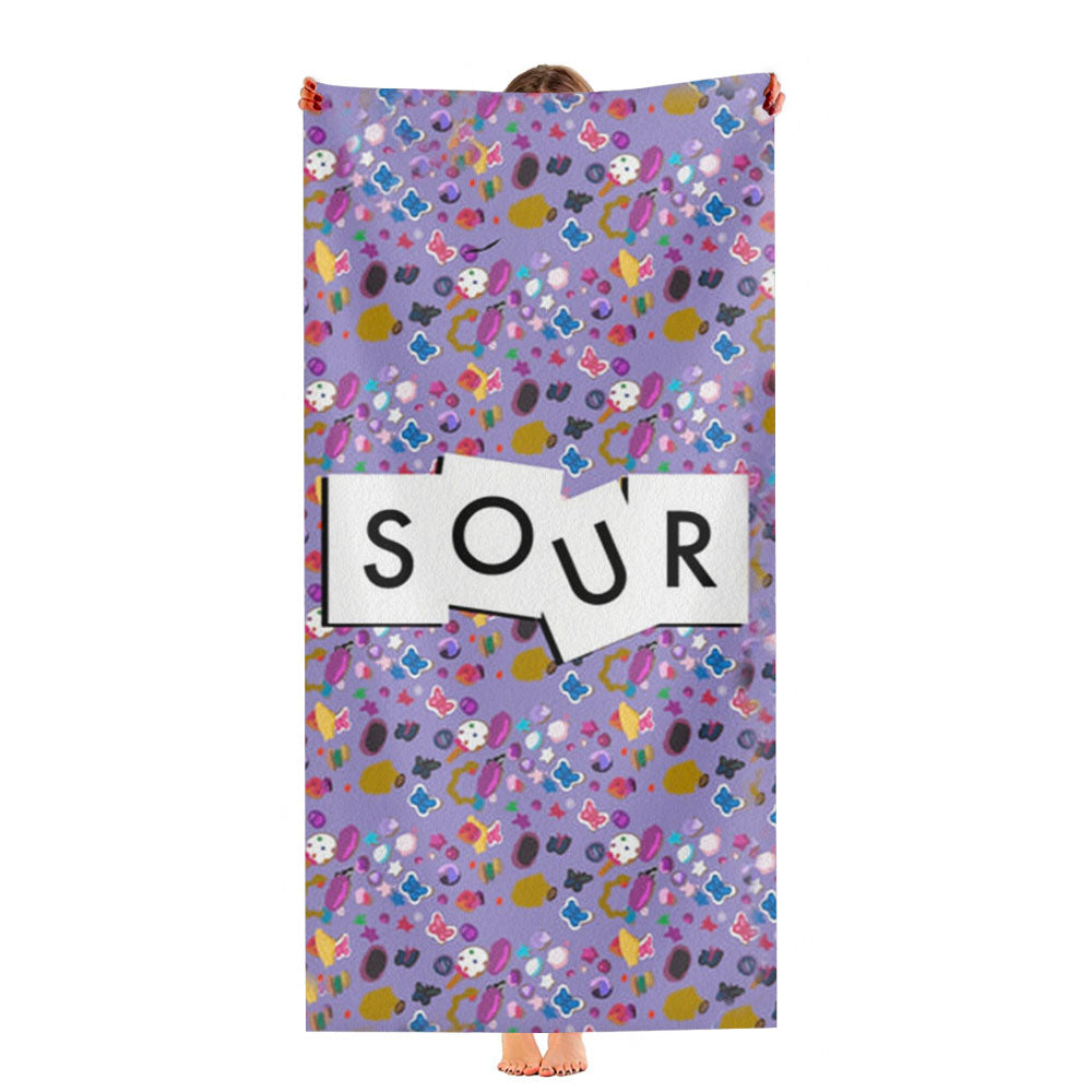 Sour Pattern - Olivia Ultra-Soft Luxury Bathroom Towels