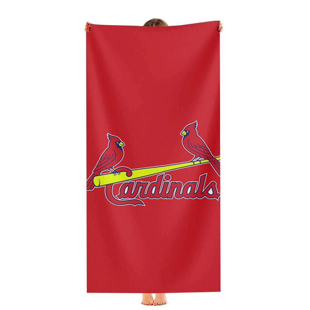 St Louis Cardinals Two Birds Ultra-Soft Luxury Bathroom Towels