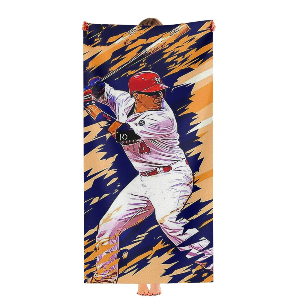 St Louis Cardinals Yadier Molina Ultra-Soft Luxury Bathroom Towels