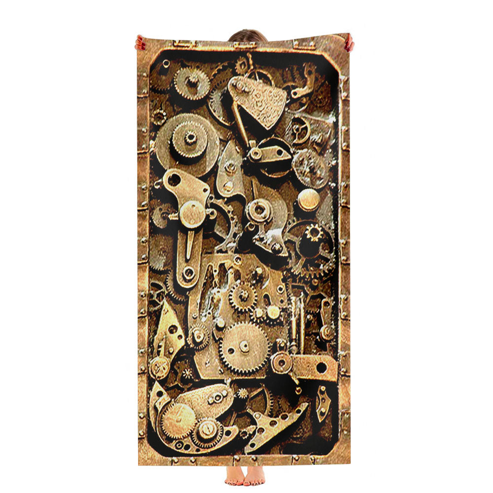 Steampunk 2 Ultra-Soft Luxury Bathroom Towels
