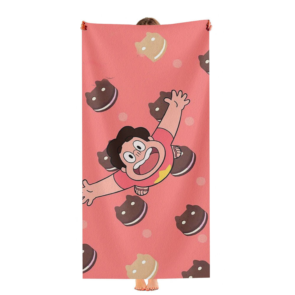 Steven Universe Cookie Cat Ultra-Soft Luxury Bathroom Towels