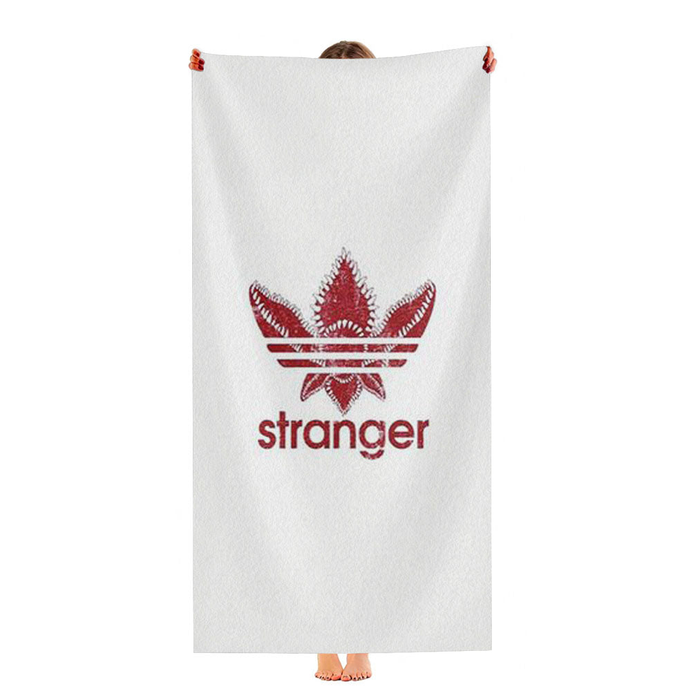 Stranger White Background Ultra-Soft Luxury Bathroom Towels