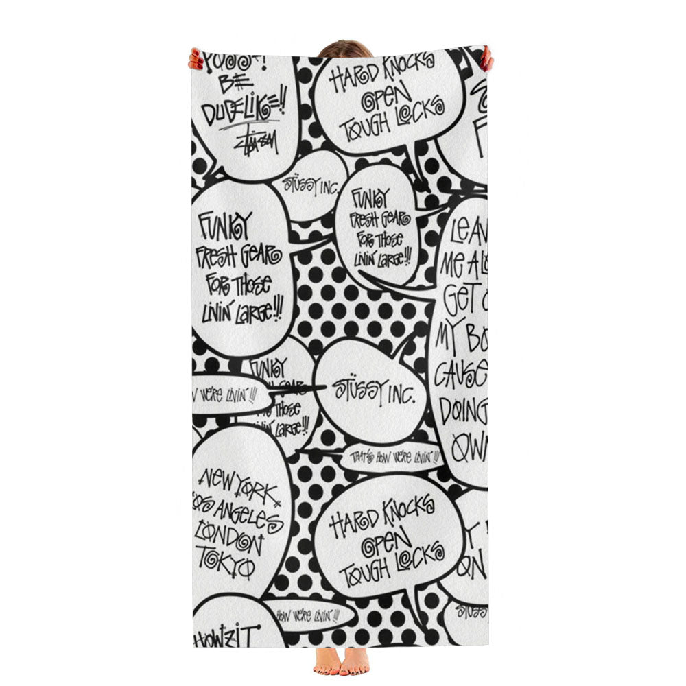Stussy Inc Ultra-Soft Luxury Bathroom Towels