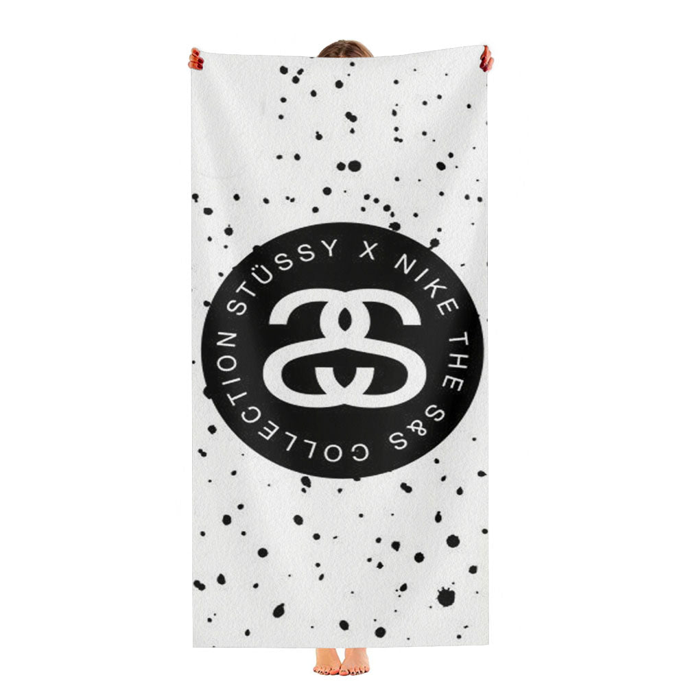 Stussy Nike Logo Ultra-Soft Luxury Bathroom Towels