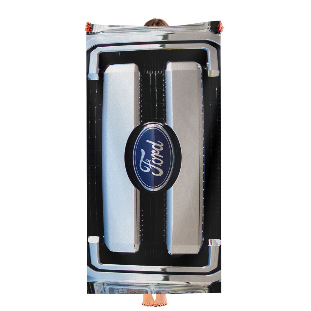 Super Duty Crew Ford Front Emblem Ultra-Soft Luxury Bathroom Towels