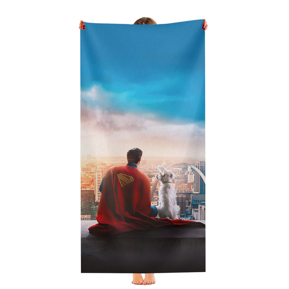 Superman Ultra-Soft Luxury Bathroom Towels
