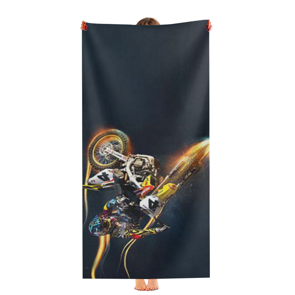 Suzuki Motocross Ultra-Soft Luxury Bathroom Towels