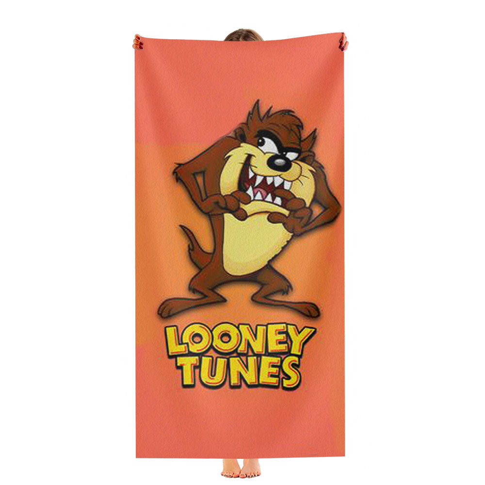 Tazmania Looney Tunes Cartoon Ultra-Soft Luxury Bathroom Towels