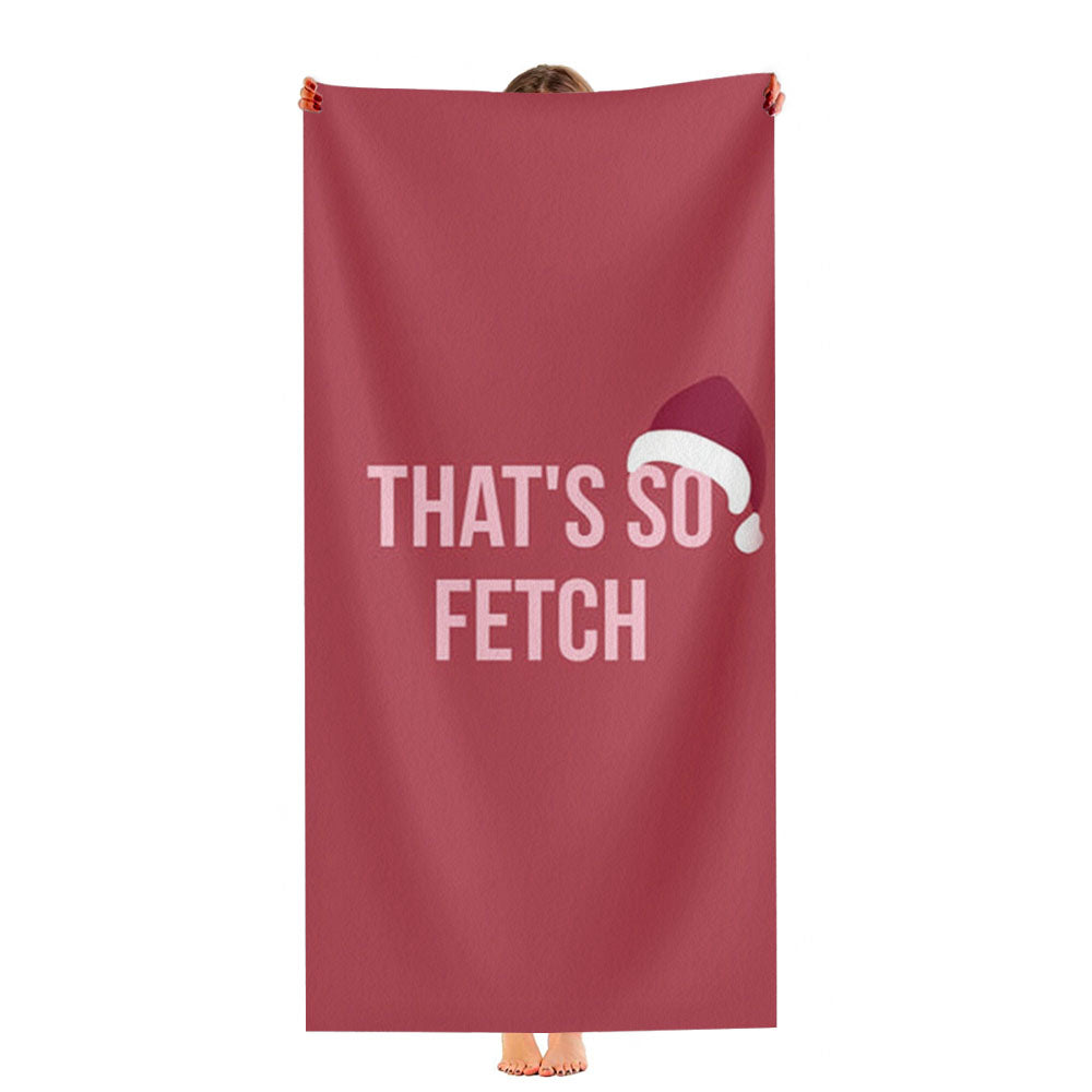 That'S So Fetch - Christmas Ultra-Soft Luxury Bathroom Towels