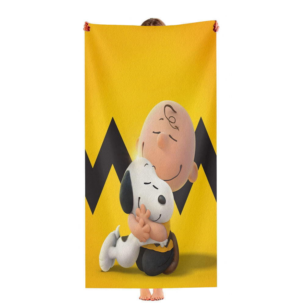 The Peanuts And Snoopy Movie Family Ultra-Soft Luxury Bathroom Towels