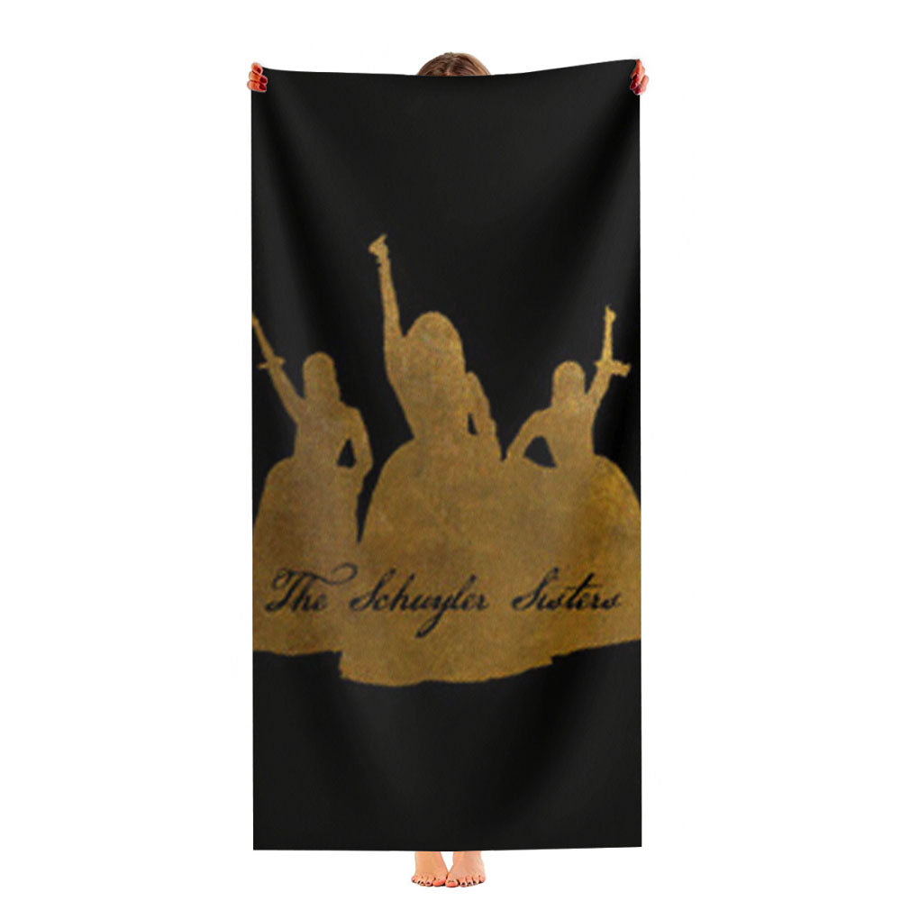 The Schuyler Sisters Hamilton Ultra-Soft Luxury Bathroom Towels