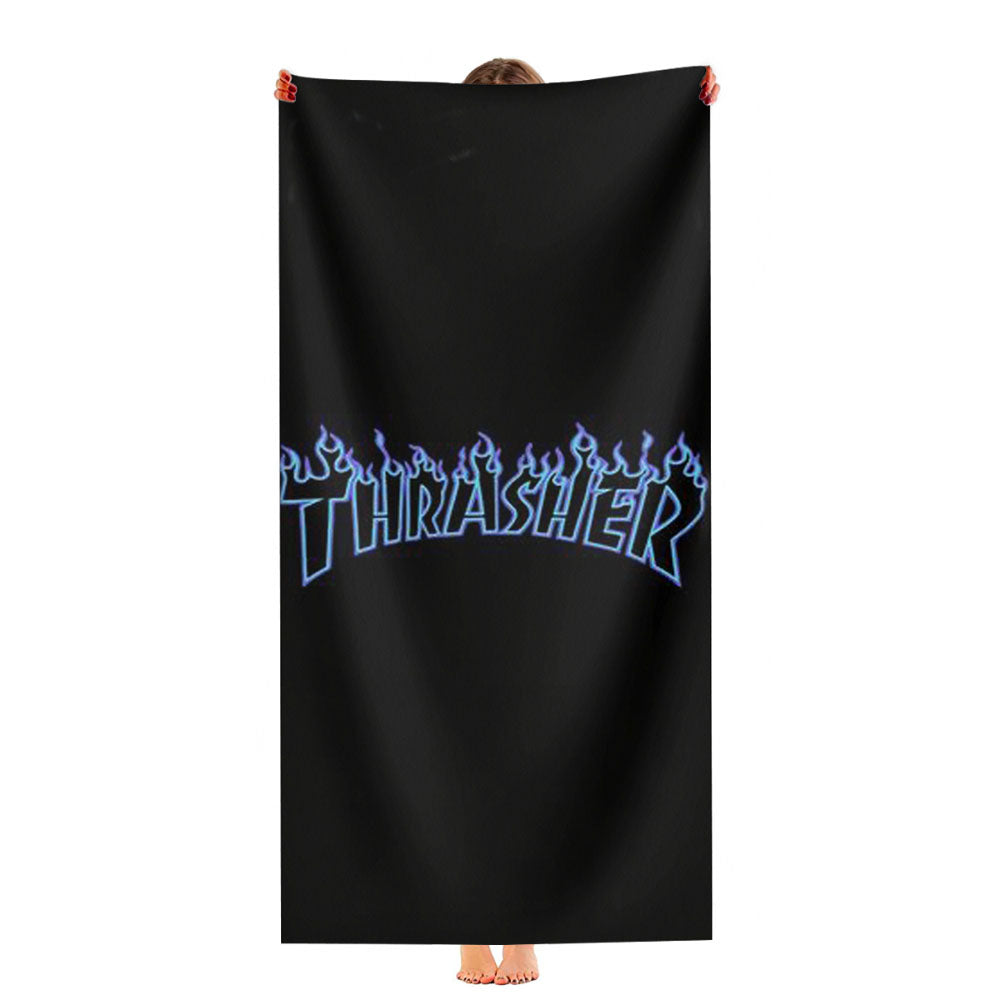 Thrasher Blue Flame Ultra-Soft Luxury Bathroom Towels