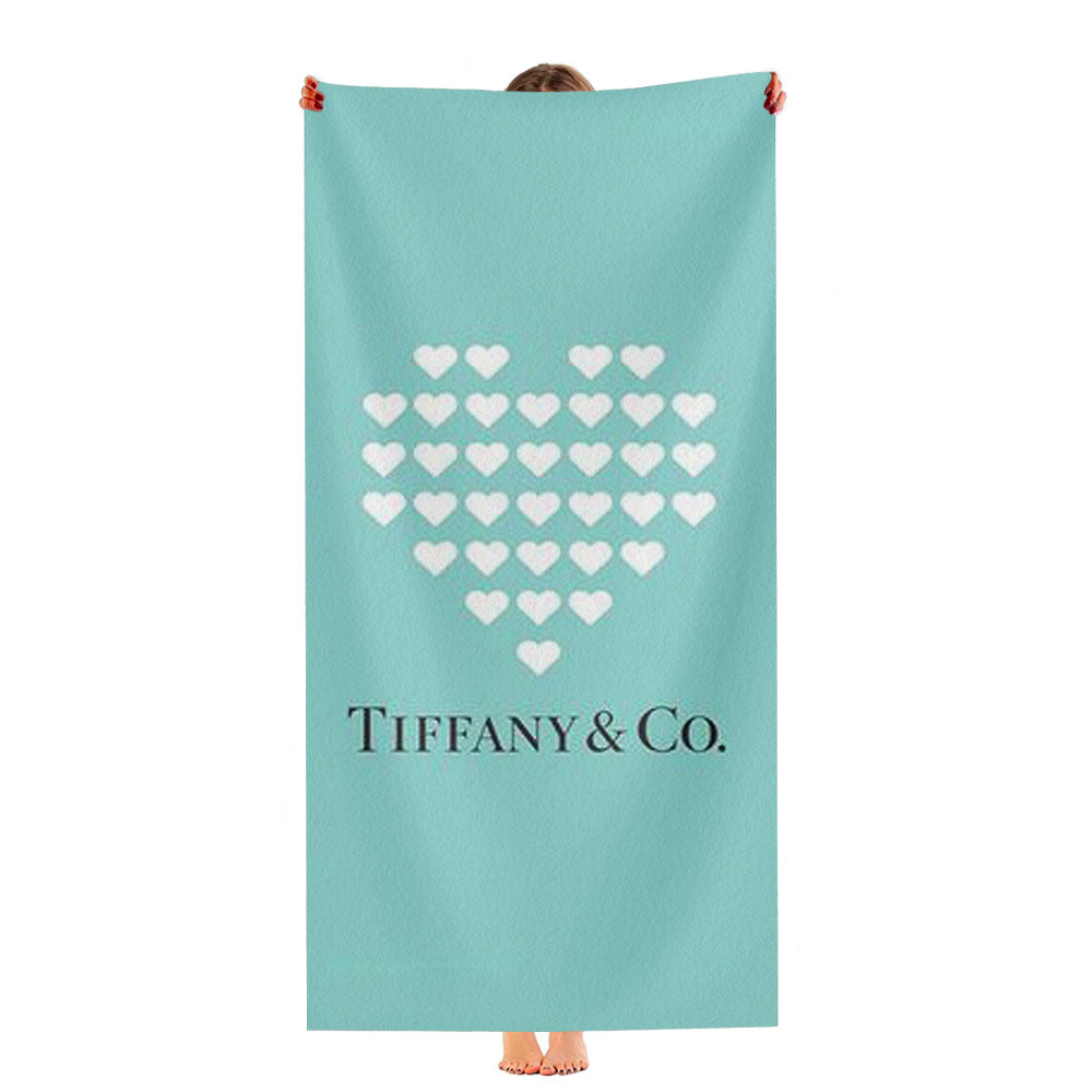 Tiffany And Co Love Collage Ultra-Soft Luxury Bathroom Towels