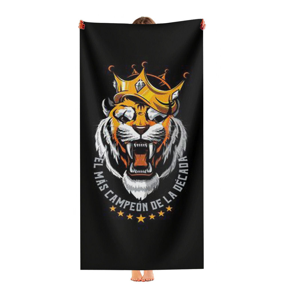 Tigres Uanl Futbol Mascot Ultra-Soft Luxury Bathroom Towels