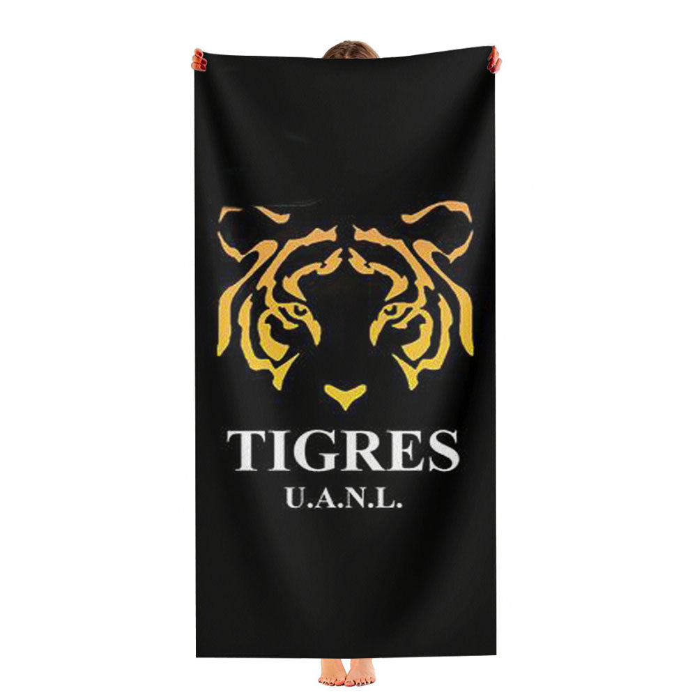 Tigres Uanl Futbol Mascot Art Ultra-Soft Luxury Bathroom Towels