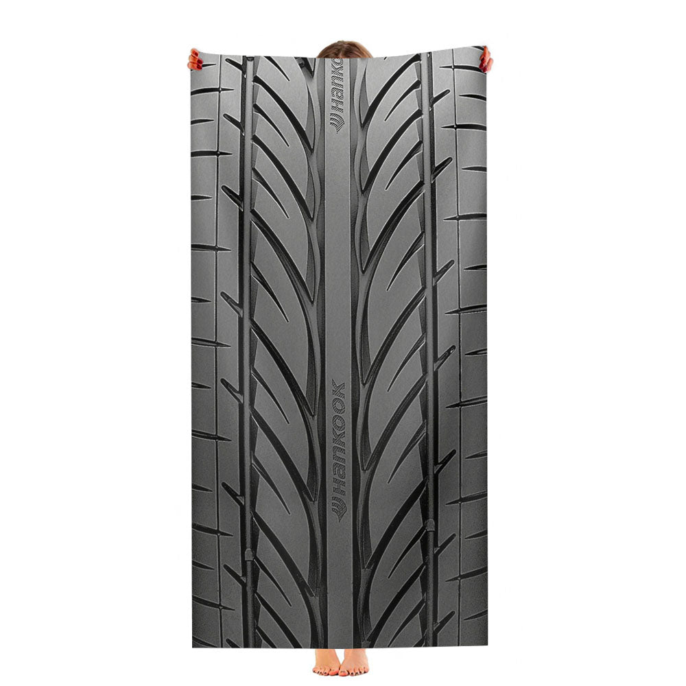 Tire Pattern Ultra-Soft Luxury Bathroom Towels