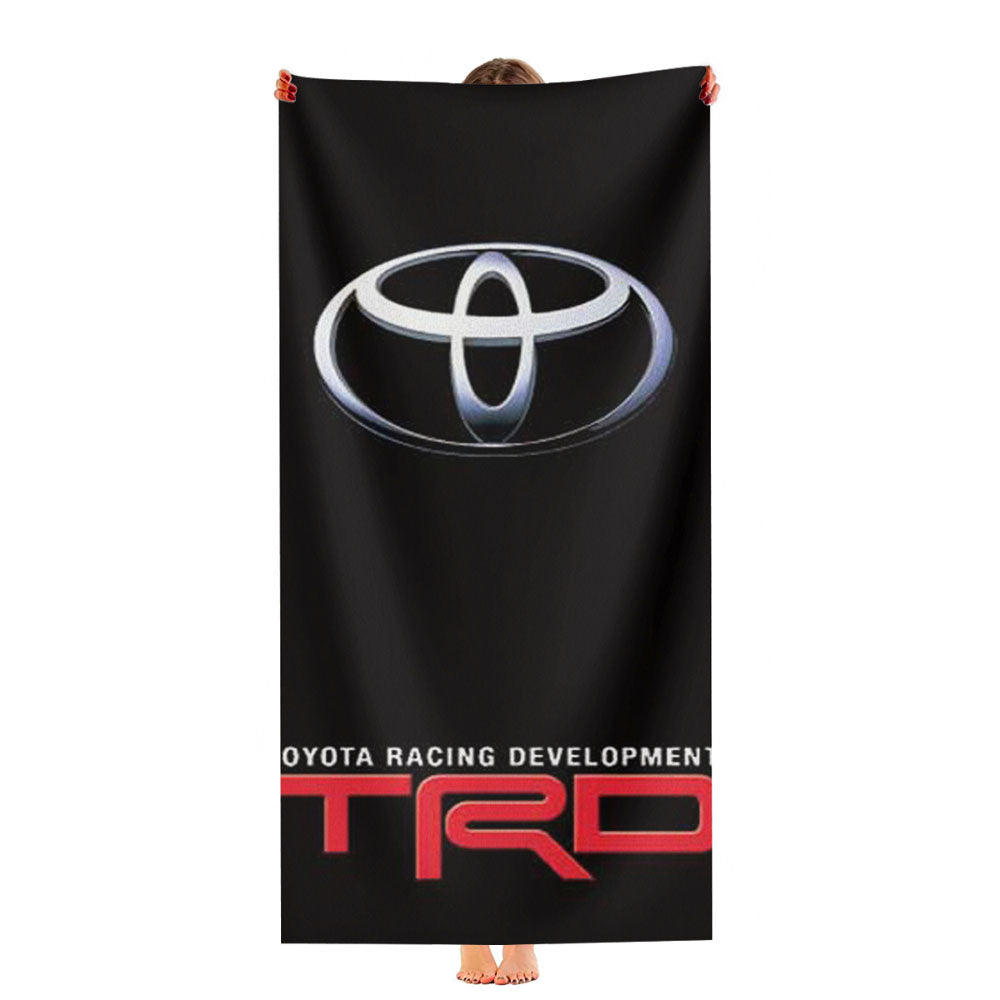 Toyota Trd Logo Red Ultra-Soft Luxury Bathroom Towels