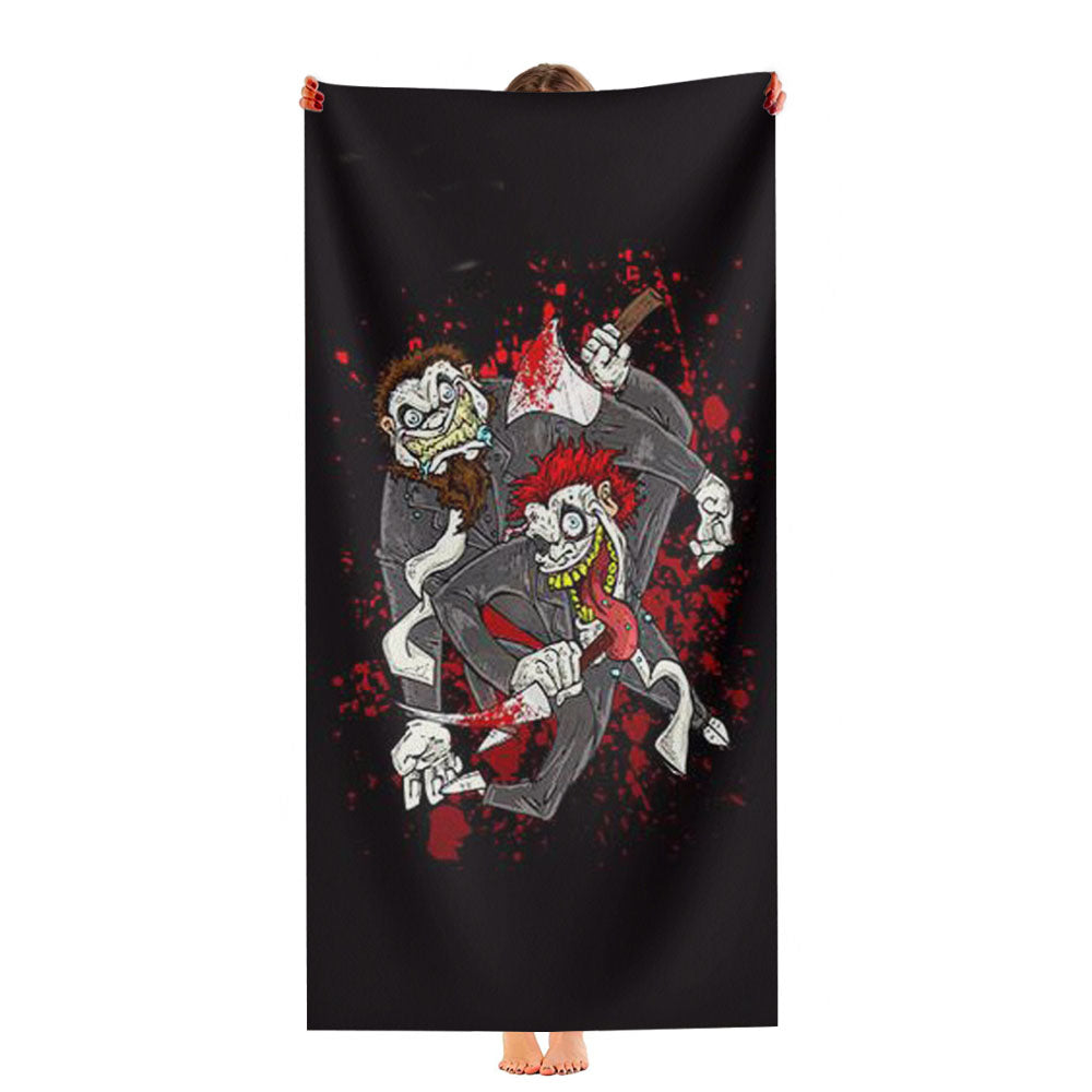 Twiztid Bloody Toons Ultra-Soft Luxury Bathroom Towels