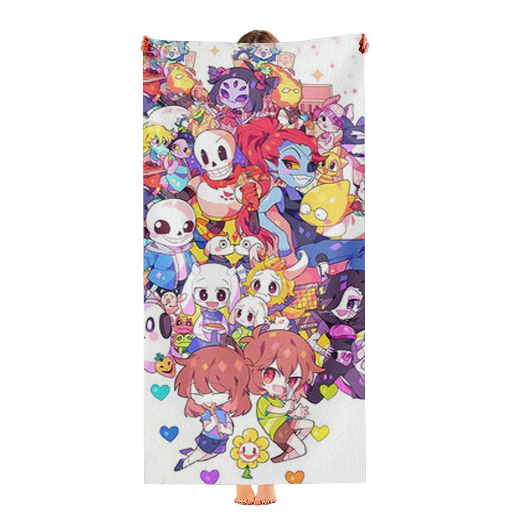 Undertale Cartoon Ultra-Soft Luxury Bathroom Towels