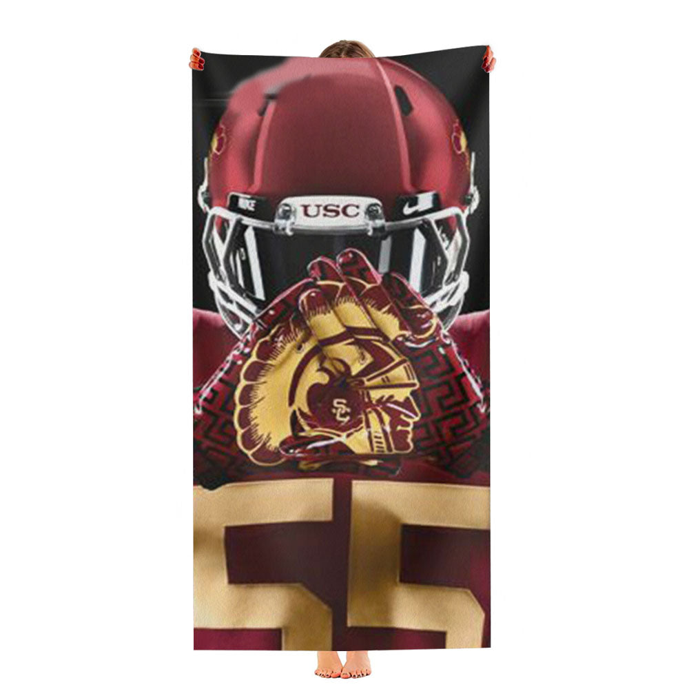 Usc Trojans Football Ultra-Soft Luxury Bathroom Towels