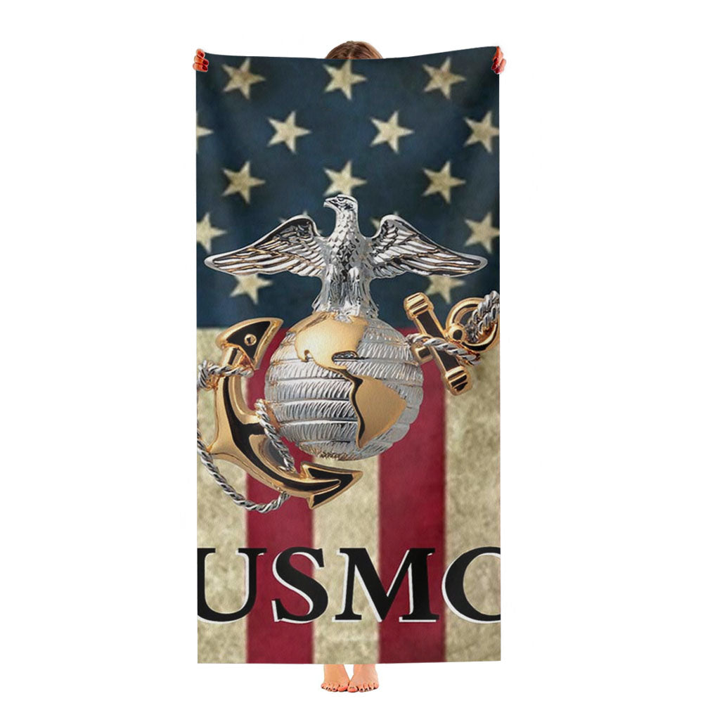 Usmc America Ultra-Soft Luxury Bathroom Towels