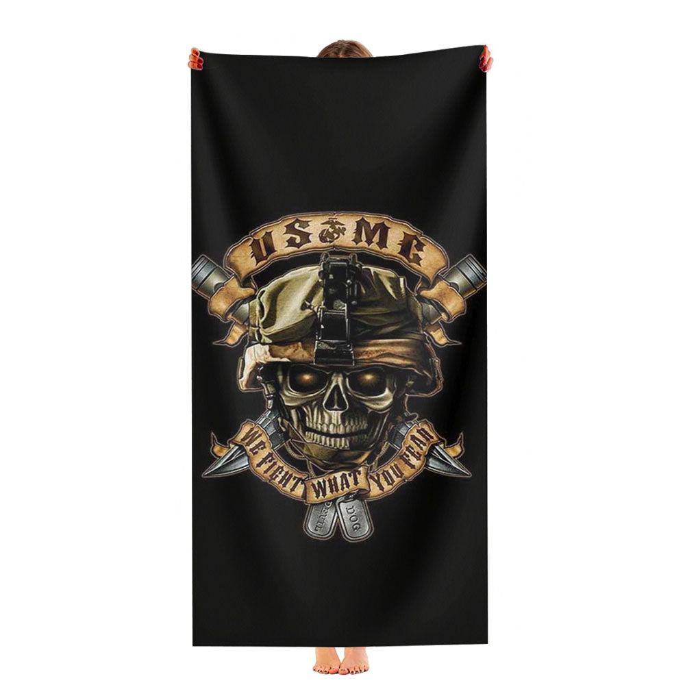 Usmc Marine Corps Ultra-Soft Luxury Bathroom Towels